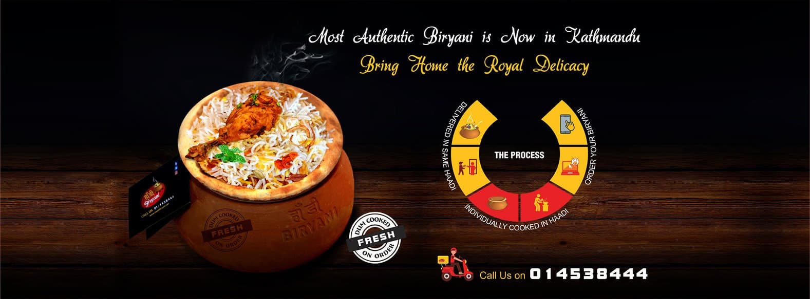 HaadiBiryani Media Banner